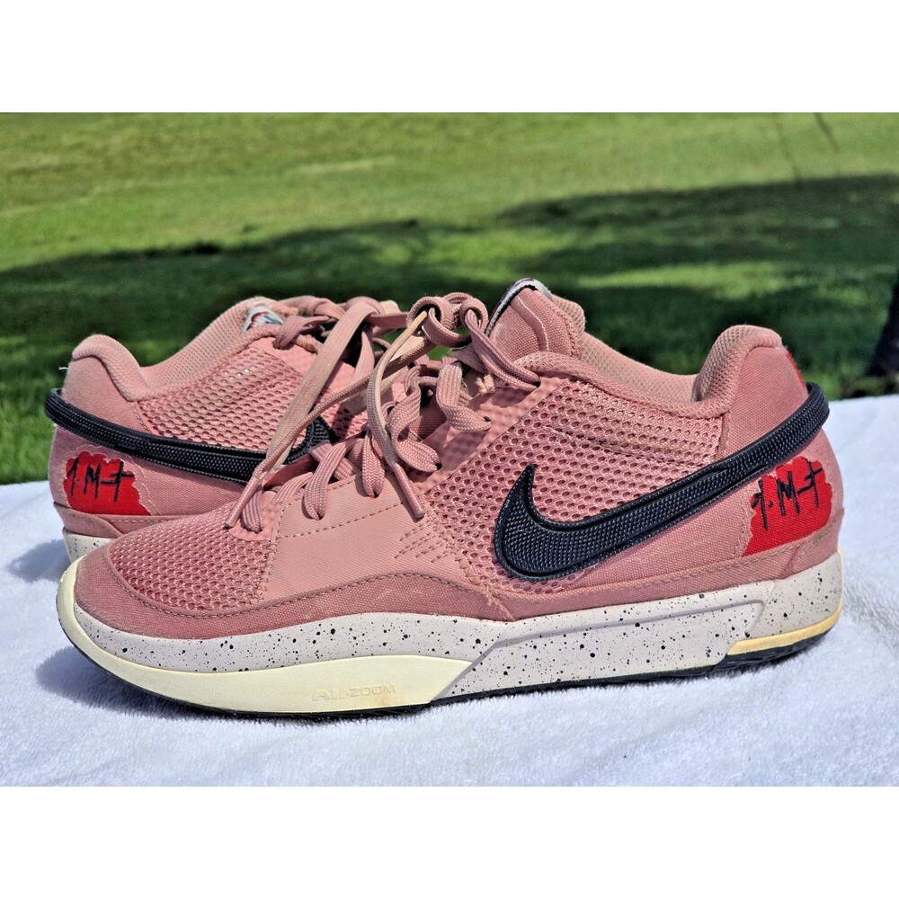 Nike Ja 1 Red Stardust Pink Basketball Sneakers FV1286-600 Low Top Men size 7